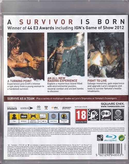 Tomb Raider Nordic Limited Edition - PS3 (B Grade) (Genbrug)
